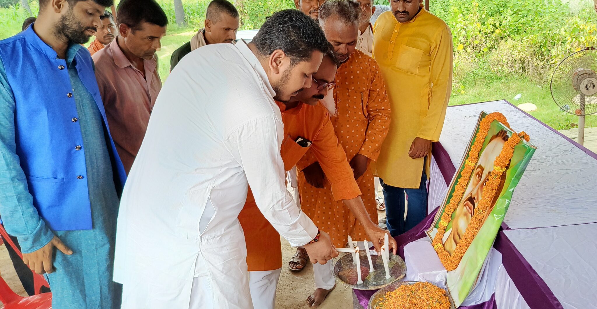 रघुनाथपुर प्रखंड के राजपुर में मनाया गया अमर शहीद जगदेव प्रसाद की शहादत दिवस